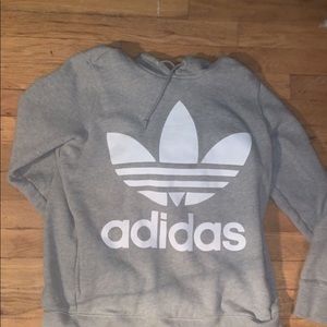adidas’s gray hoodie